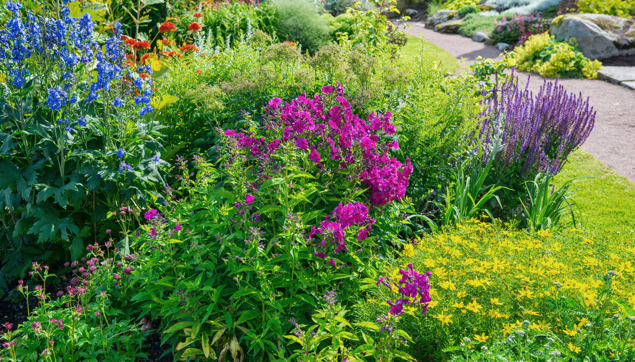 Wettbewerb im StaudenBeet GartenFlora