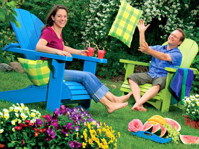 Adirondack Bauanleitung – der besondere Gartenstuhl | GartenFlora