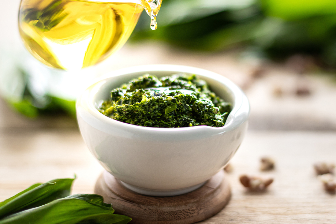 Baerlauch-Pesto Foto: AdobeStock_Карина Клачук