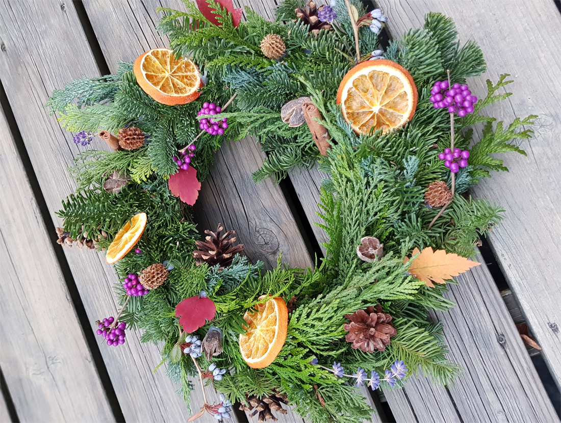 Adventskranz selber machen