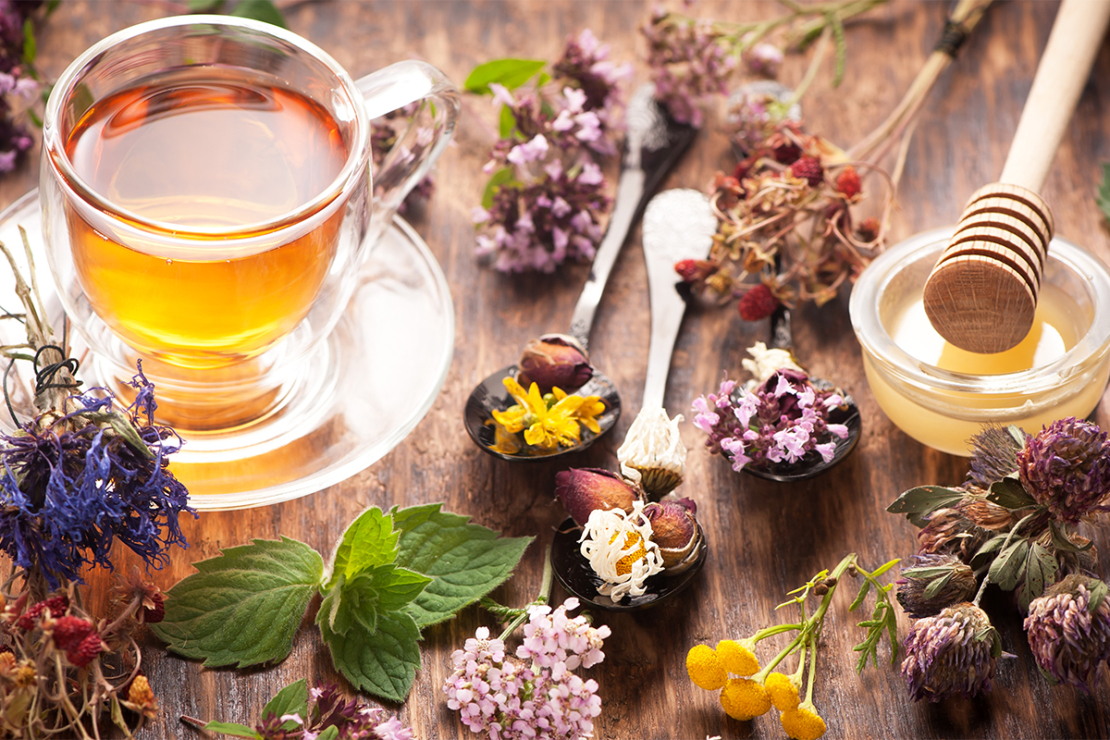 Teekraeuter für KräutereeFoto: AdobeStock_Rozmarina