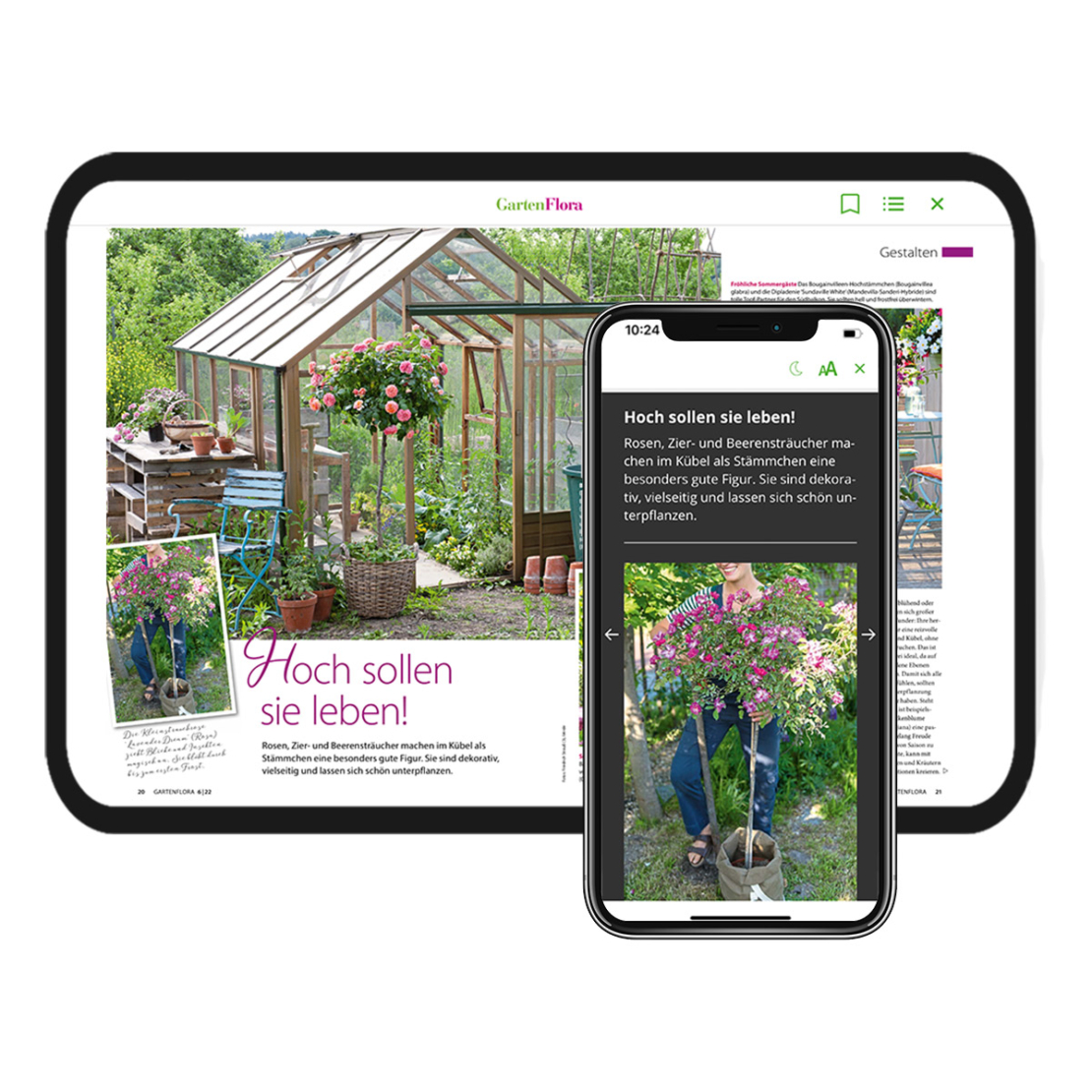 GartenFlora E-Paper Screenshot
