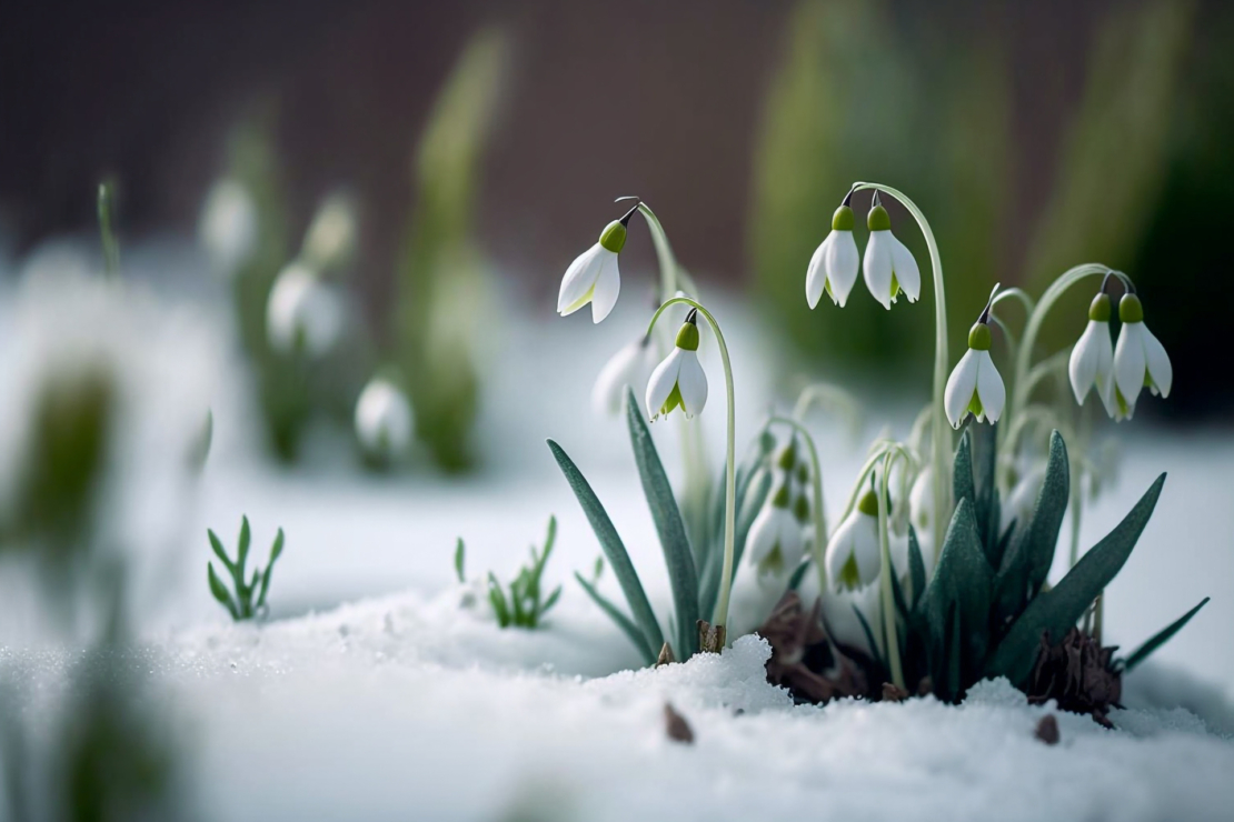 Galanthus im Schnee. Foto: AdobeStock_Nicola