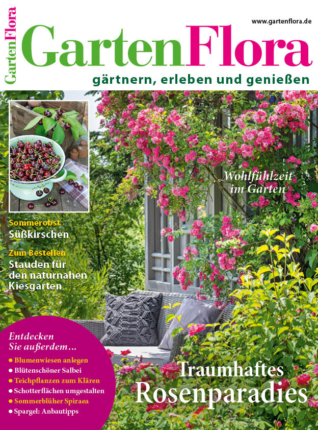 Cover der Juni-Ausgabe 2024 der GartenFlora